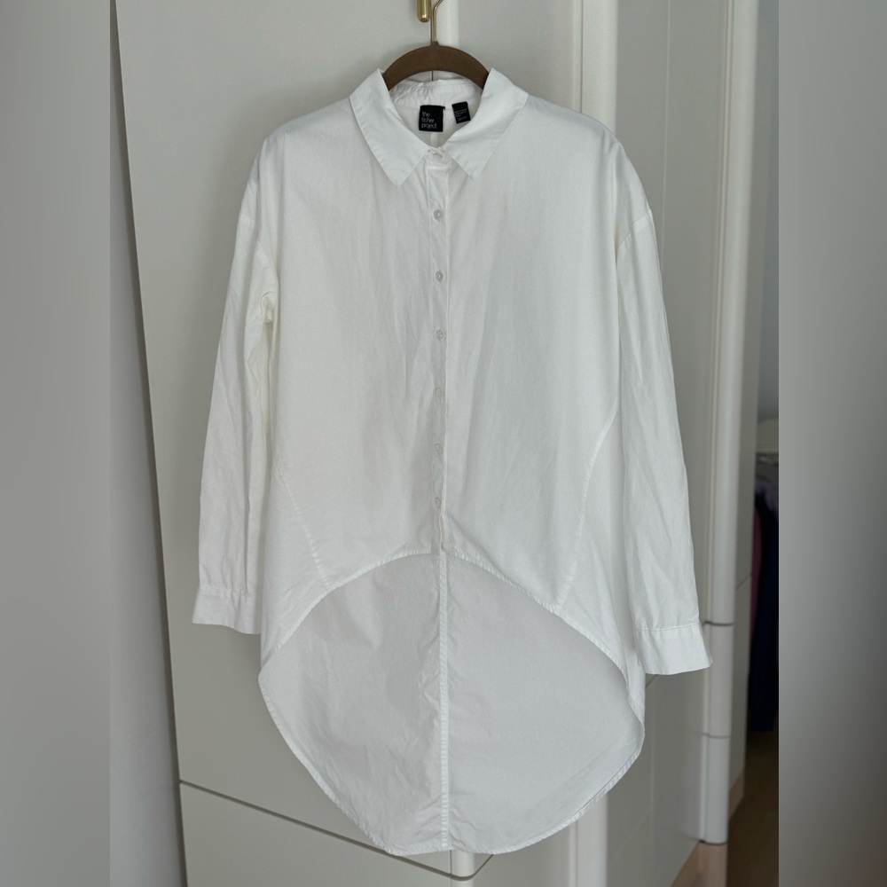 The Fisher Project White Shirt. Long sleeve. Size XXS